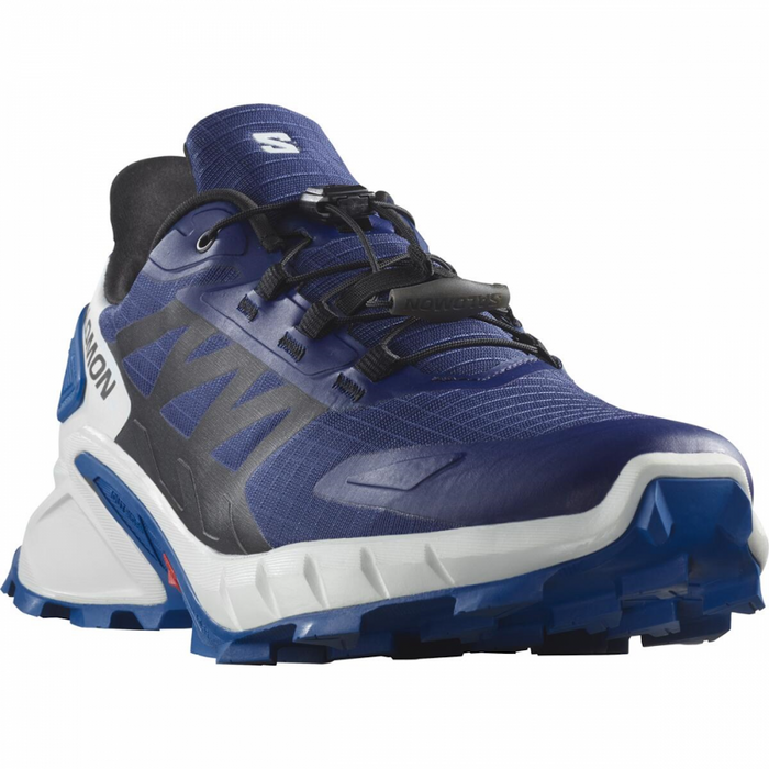 SALOMON SUPERCROSS 4 trail running shoes - blue/white/black