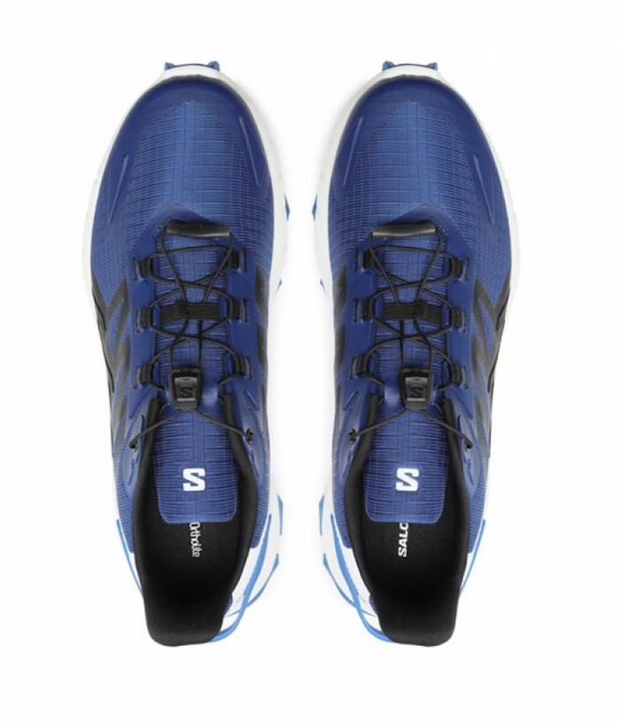 SALOMON SUPERCROSS 4 trail running shoes - blue/white/black