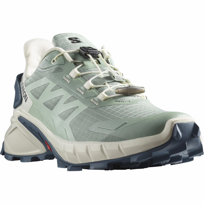 SALOMON SUPERCROSS 4 W trail running shoes - light green/white/blue