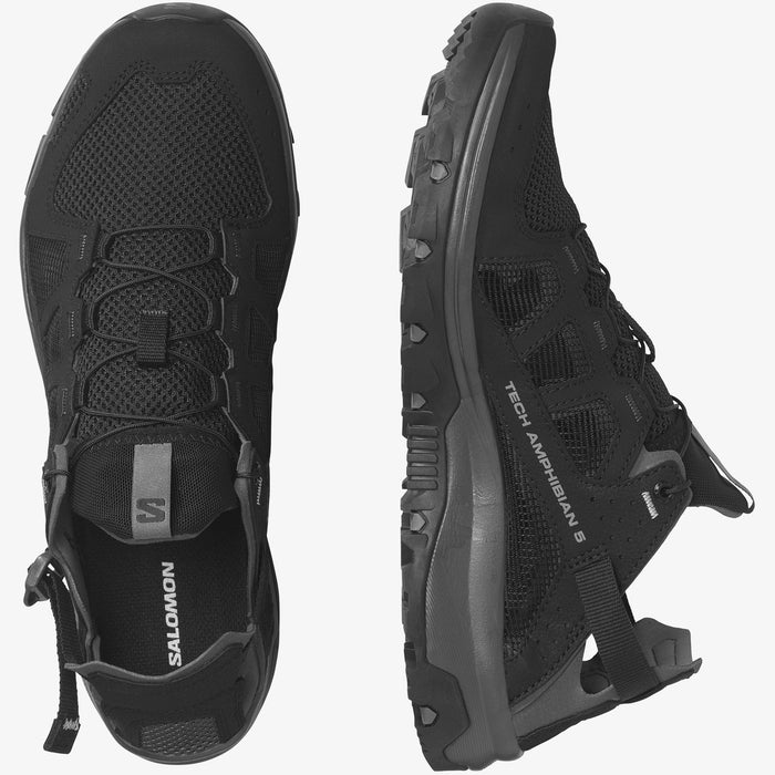 SALOMON TECHAMPHIBIAN 5 hiking shoes - black - SALOMON - Evelostore