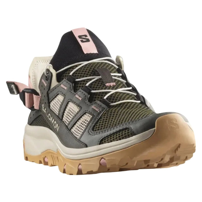 SALOMON TECHAMPHIBIAN 5 hiking shoes - peat/green - SALOMON - Evelostore