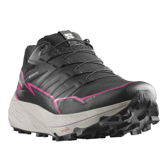 SALOMON THUNDERCROSS GTX W trail running shoes - black/grey/pink