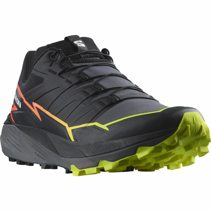 SALOMON THUNDERCROSS trail running shoes - black/orange/yellow