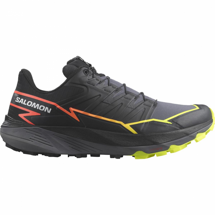 SALOMON THUNDERCROSS trail running shoes - black/orange/yellow