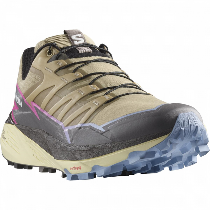 SALOMON THUNDERCROSS W trail running shoes - beige/brown/violet