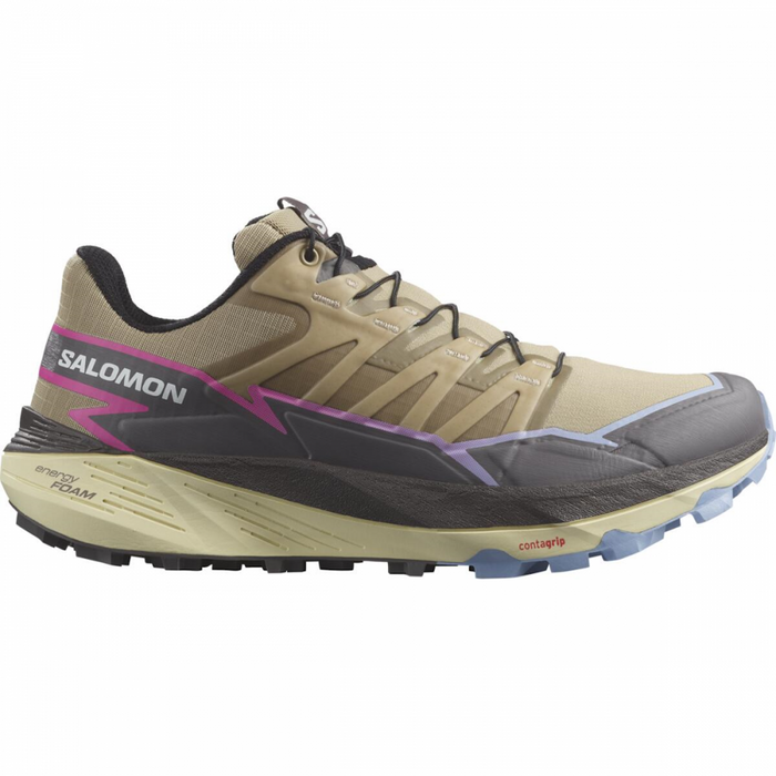 SALOMON THUNDERCROSS W trail running shoes - beige/brown/violet