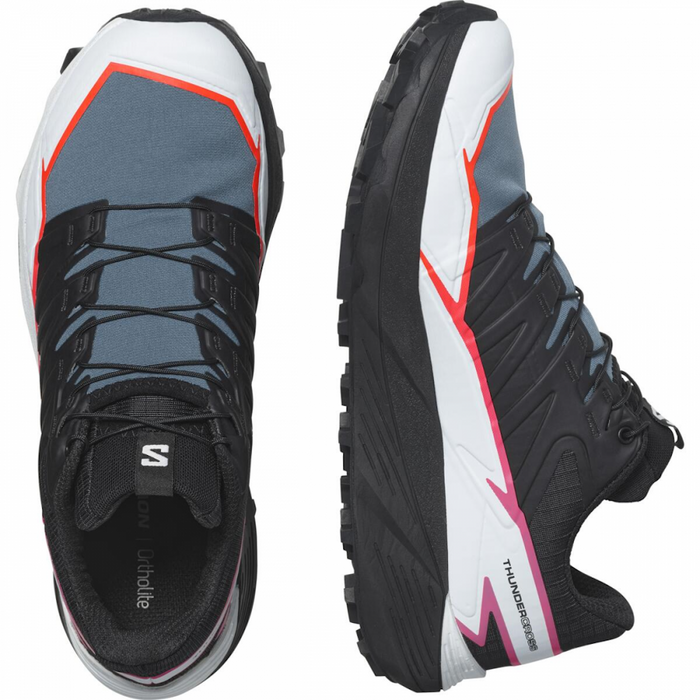 SALOMON THUNDERCROSS W trail running shoes - black/white/pink