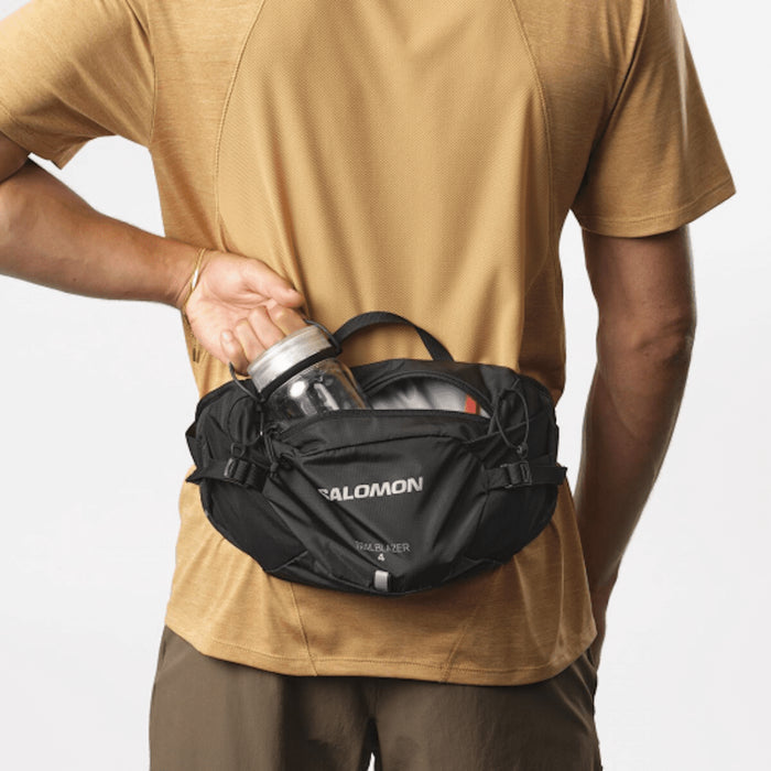 SALOMON TRAILBLAZER BELT belt bag - black - SALOMON - Evelostore