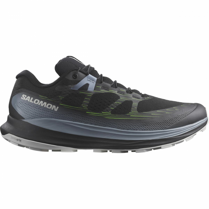 SALOMON ULTRA GLIDE 2 trail running shoes - black/grey/green