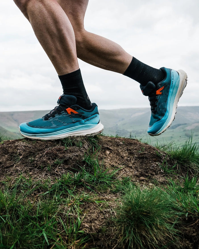 SALOMON ULTRA GLIDE 2 trail running shoes - blue/light blue/white