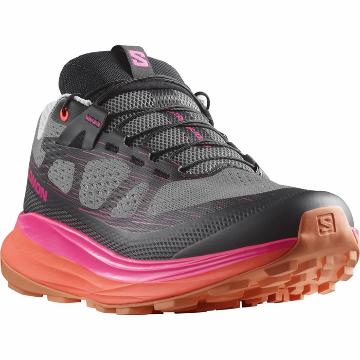 SALOMON ULTRA GLIDE 2 W trail running shoes - black/pink/orange