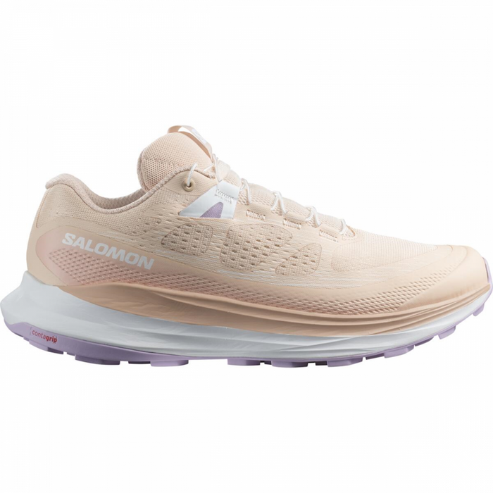 SALOMON ULTRA GLIDE 2 W trail running shoes - peach/violet/white