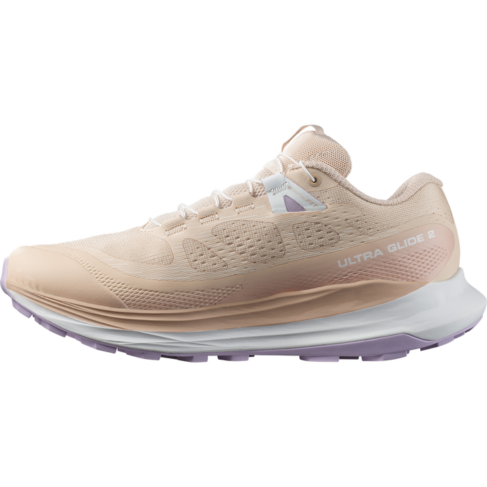 SALOMON ULTRA GLIDE 2 W trail running shoes - peach/violet/white