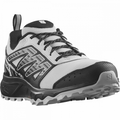 SALOMON WANDER trail running shoes - grey/white/black