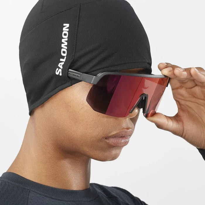 SALOMON winter training beanie - deep black - SALOMON - Evelostore