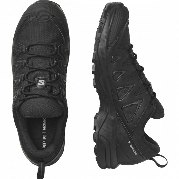 SALOMON X BRAZE GTX hiking footwear - black