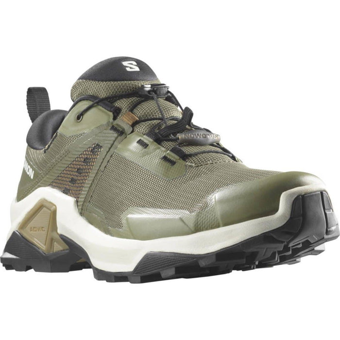 SALOMON X RAISE 2 GTX trail running shoes - dark green/white