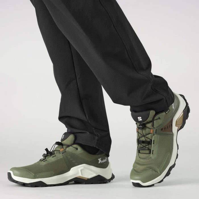 SALOMON X RAISE 2 GTX trail running shoes - dark green/white