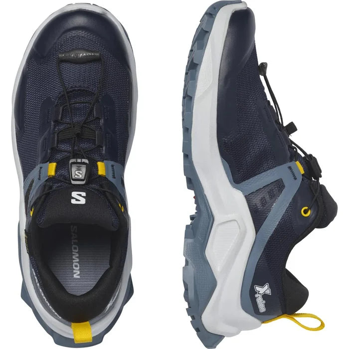 SALOMON X Raise GTX J kid's shoes - blue/white/yellow