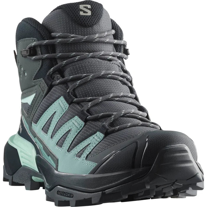 SALOMON X ULTRA 360 MID GTX W hiking boots - grey/light blue
