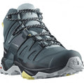 SALOMON X ULTRA 4 MID GTX W hiking footwear - blue black yellow - SALOMON - Evelostore