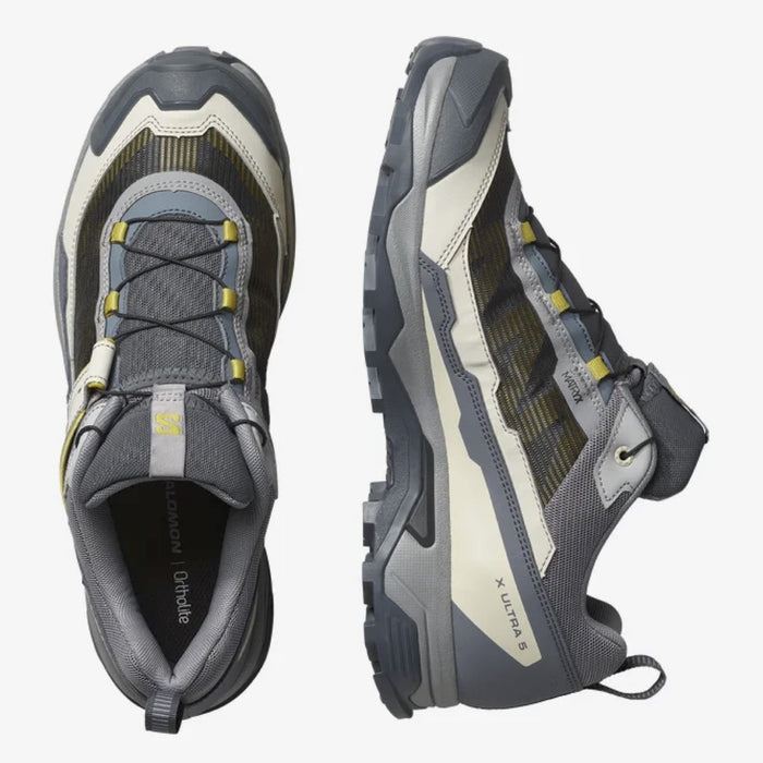 SALOMON X ULTRA 5 hiking boots - grey/yellow - SALOMON - Evelostore