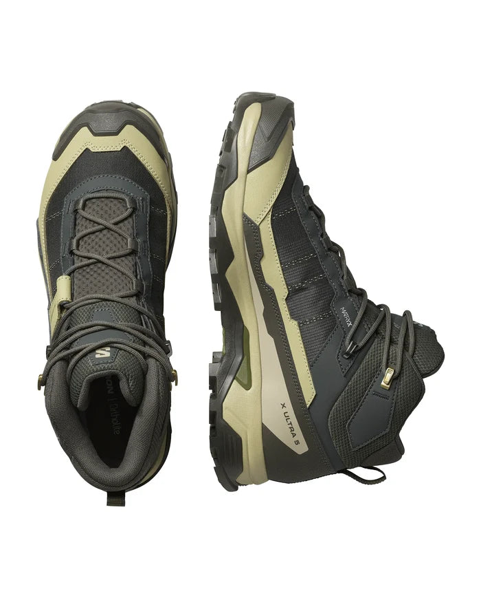 SALOMON X Ultra 5 Mid GTX hiking boots - green/dark green