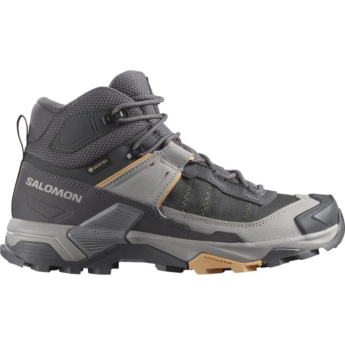 SALOMON X Ultra 5 Mid GTX W hiking boots - light grey/grey