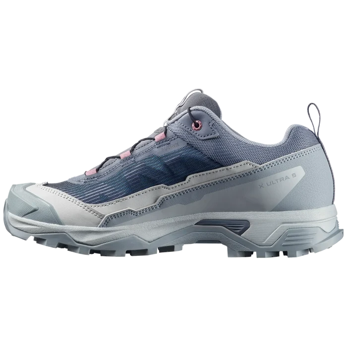SALOMON X ULTRA 5 W hiking boots - white/grey/pink