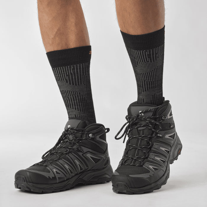 SALOMON X ULTRA PIONEER MID GTX hiking footwear - black/grey - SALOMON - Evelostore