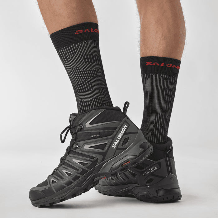SALOMON X ULTRA PIONEER MID GTX hiking footwear - black/grey - SALOMON - Evelostore