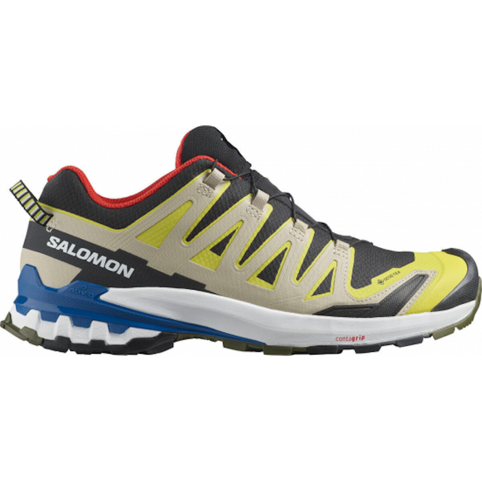 SALOMON XA PRO 3D V9 GTX trail running shoes - black/yellow/blue