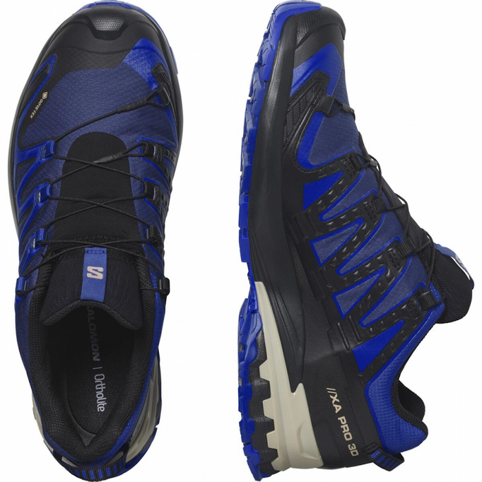 SALOMON XA PRO 3D V9 GTX trail running shoes - blue/black
