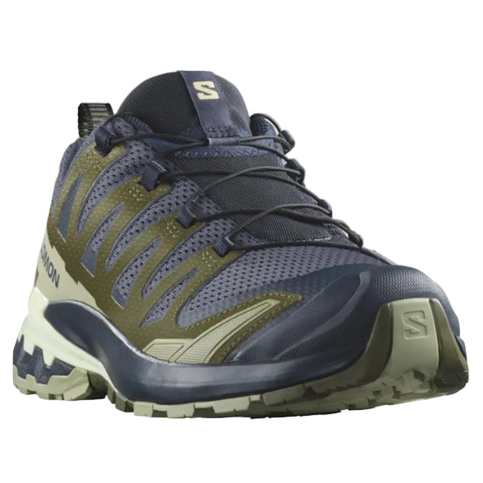 SALOMON XA PRO 3D V9 trail running shoes - dark blue/dark green