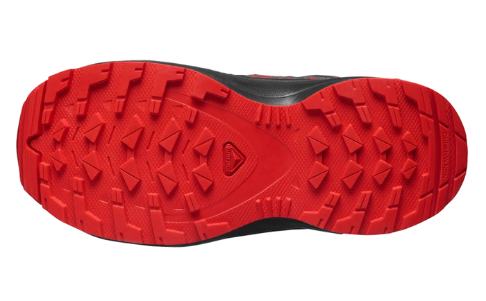 SALOMON XA PRO V8 CSWP K trail running shoes - black/grey/red
