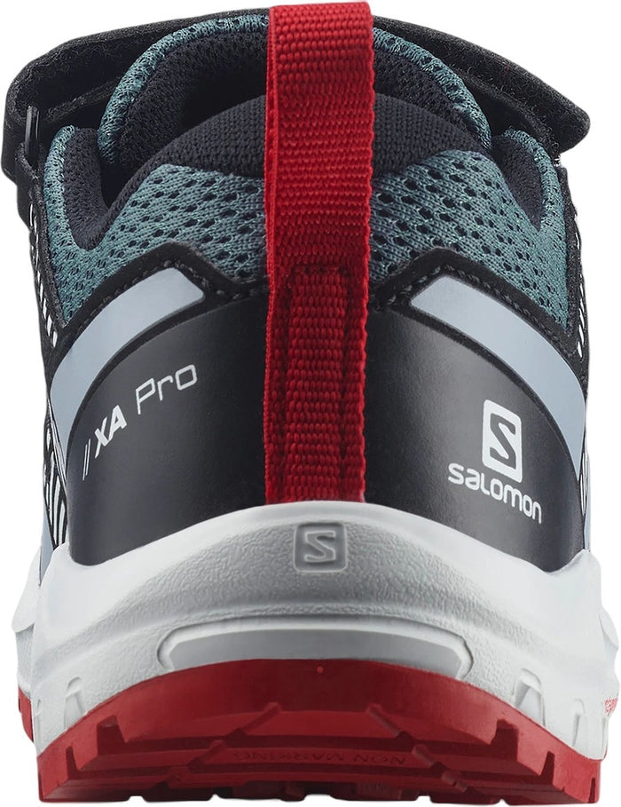 SALOMON XA PRO V8 K hiking shoes - blue/grey