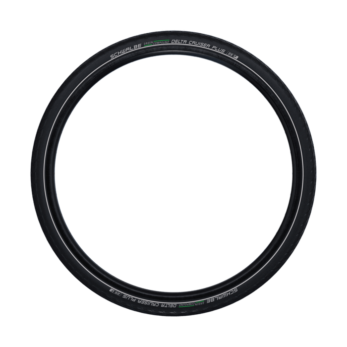 SCHWALBE DELTA CRUISER PLUS 28" tire - PunctureGuard | Green Compound | Reflex - SCHWALBE - Evelostore