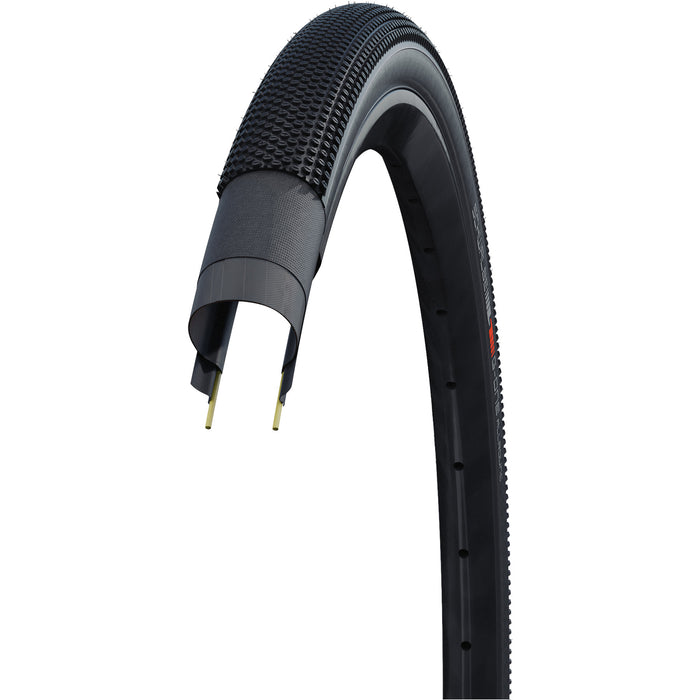 SCHWALBE G - ONE ALLROUND 700 x 35C tubeless tire - RaceGuard I ADDIX I Bronze Sidewall - SCHWALBE - Evelostore
