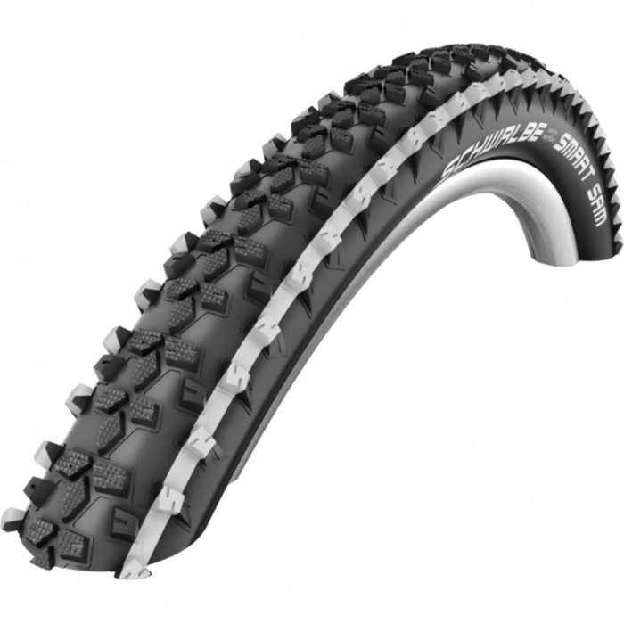 SCHWALBE SMART SAM 26 x 2.25 tire - Performance | Addix | White Stripes - SCHWALBE - Evelostore