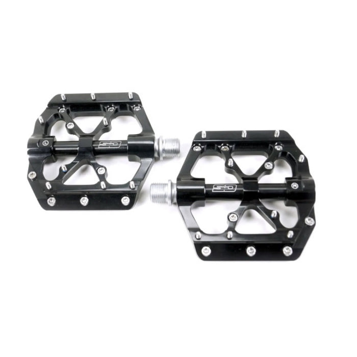 SD COMPONENTS BMX CNC Flatpedal V3 junior - black - SD - Evelostore