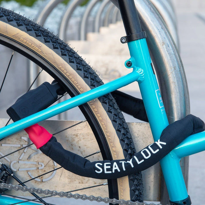 SEATYLOCK VIKING SILVER bike lock - 110 cm - SEATYLOCK - Evelostore