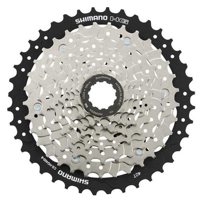 SHIMANO CS - HG400 |HyperGlide cassette - 8 speed - SHIMANO - Evelostore