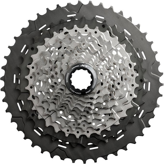 SHIMANO DEORE XT CS - M8000 Cassette – 11 - Speed – Silver - SHIMANO - Evelostore