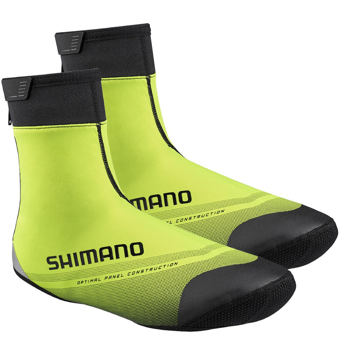 SHIMANO shoecovers S1100R SOFT SHELL neon yellow