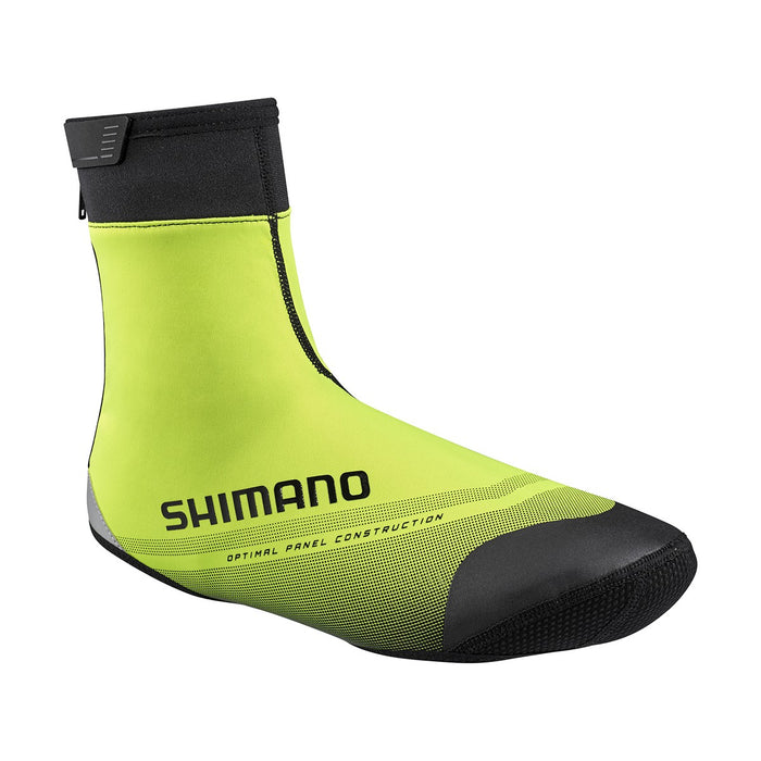 SHIMANO shoecovers S1100R SOFT SHELL neon yellow