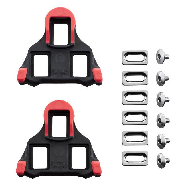 SHIMANO SM - SH10 cleats - red - SHIMANO - Evelostore