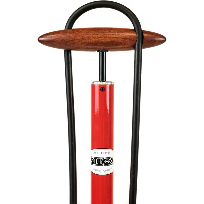 SILCA PISTA floor pump - red - SILCA - Evelostore