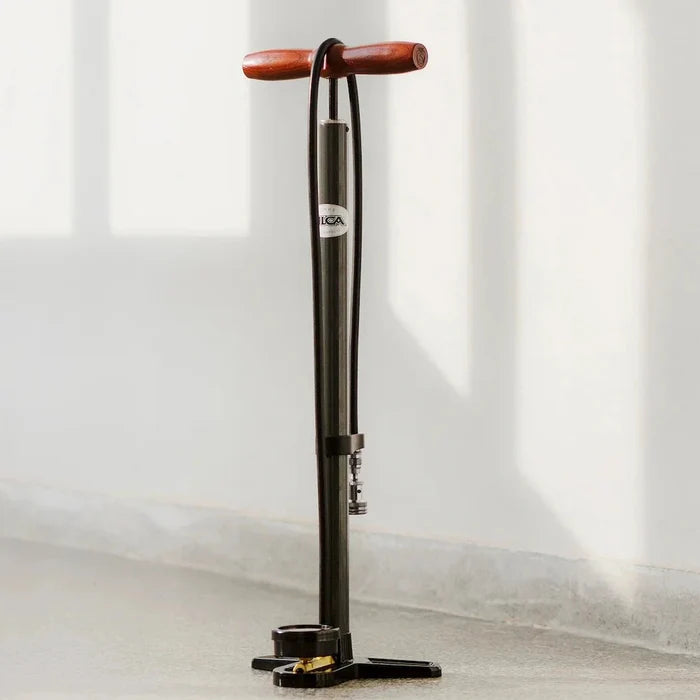 SILCA PISTA PLUS floor pump - black - SILCA - Evelostore