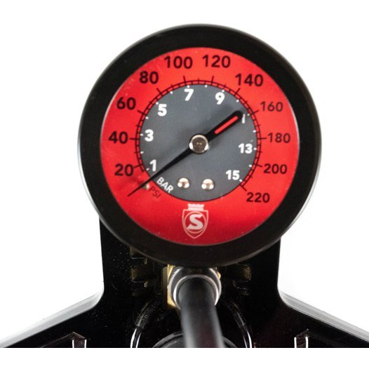 SILCA PISTA PLUS floor pump - black - SILCA - Evelostore