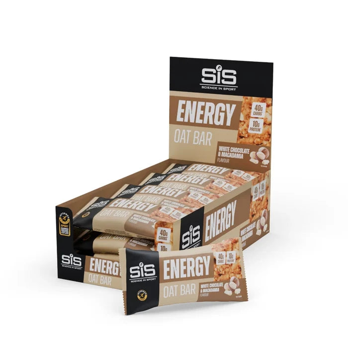 SIS ENERGY Oat Bare 12pcs x 70g - White Chocolate & Macadamia